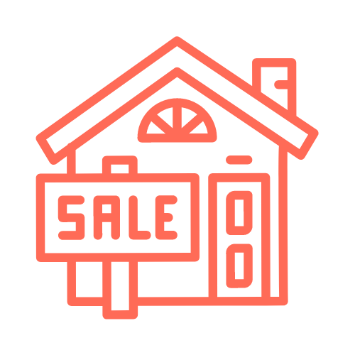 House sale evaluation icon